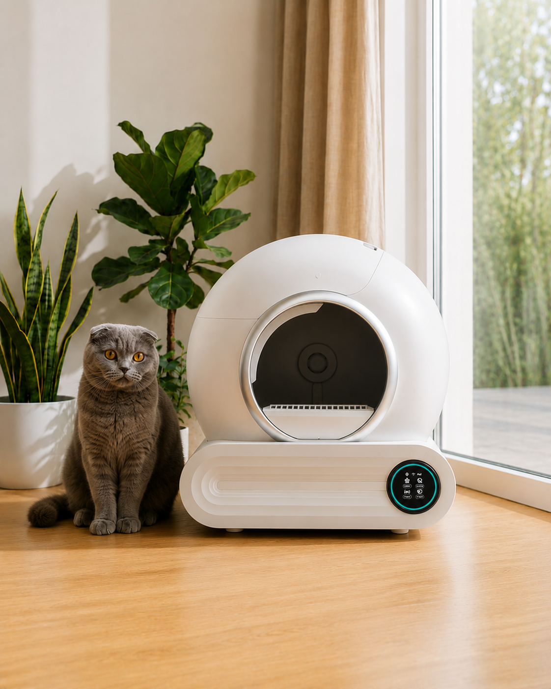 PetMaison Box Pro — caixa de areia automática para gatos