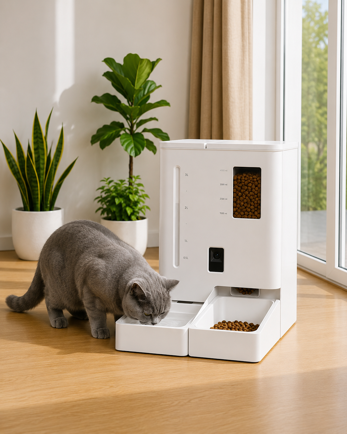 PetMaison Duo — comedouro e fonte automática para gatos